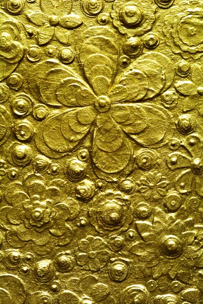 Χρυσό ανάγλυφη επιφάνεια. — Φωτογραφία Αρχείου