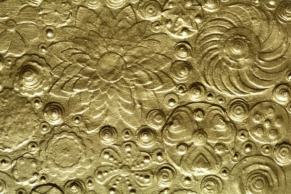 Золотые цветы поверхности фона — стоковое фото