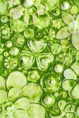 yaz yeşil hawaiian çiçek desenli