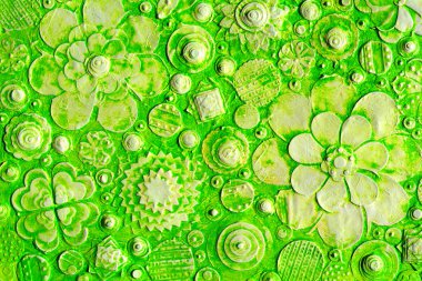 yaz yeşil hawaiian çiçek desenli