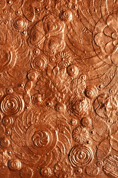 Altın çiçek kabartma