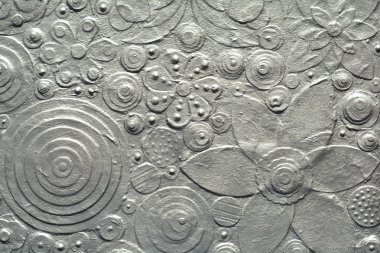 Metal flower plate