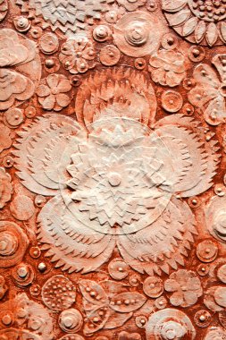 Abstract grunge imaginary flower background,