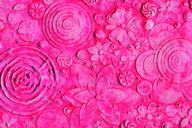 Mix of summer red and rose,