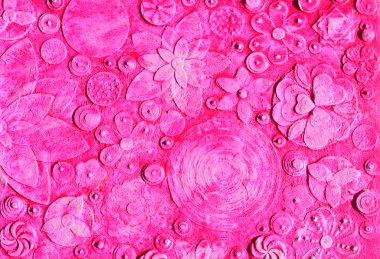 Mix of summer red and rose,