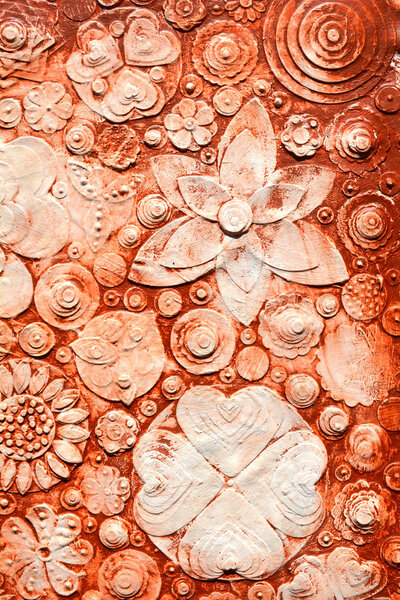 Абстрактная гранжевая акриловая живопись на холсте
,