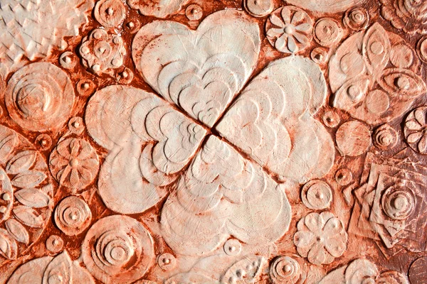 Abstract grunge imaginary flower background,