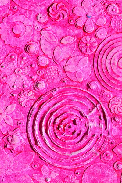 Mix of pink grunge flowers — Stock Photo, Image