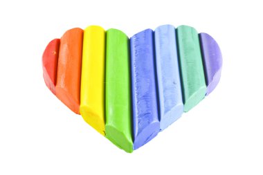 Bayrak gökkuşağı renkli