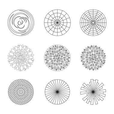 Küme simgesi çiçek