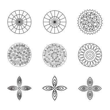 Küme simgesi çiçek