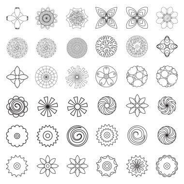 Küme simgesi çiçek