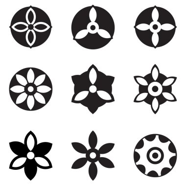 Küme simgesi çiçek