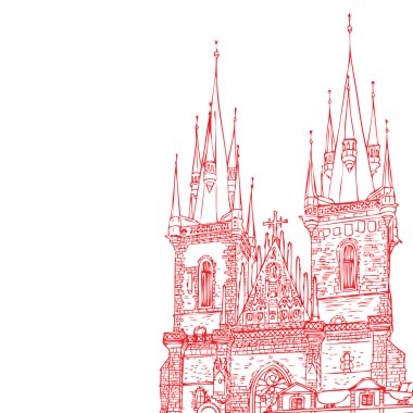 Prag şehir, Çek Cumhuriyeti.