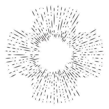 Paz ray çerçeve vektör tasarımı.