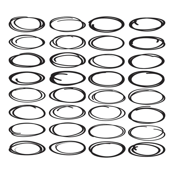 Vector set oval circles ⬇ Vector Image by © goldenshrimp Vector Stock