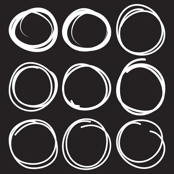 Vector set oval circles — Stock Vector © goldenshrimp 92104086
