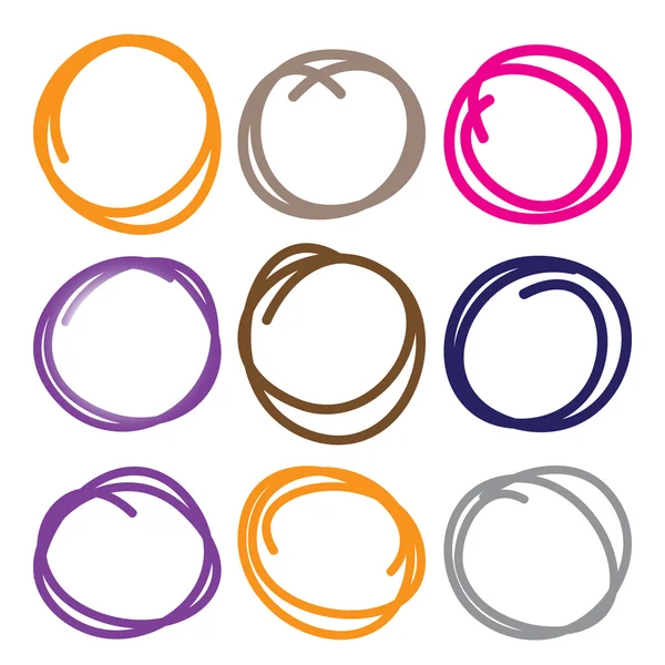 Vector set oval circles Stock Vector Image by ©goldenshrimp 92104234