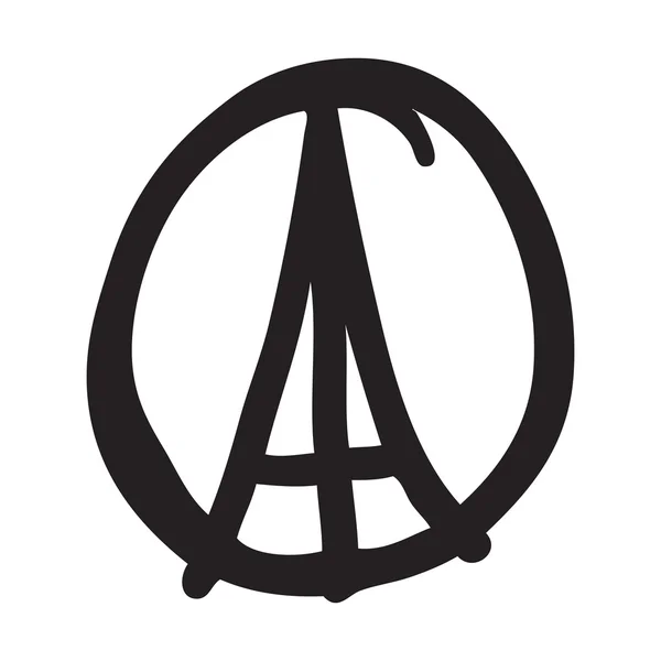 France, Paris, symbole — Image vectorielle