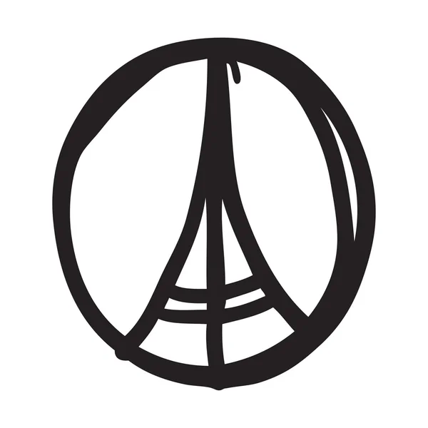 France, Paris, symbol — ストックベクタ