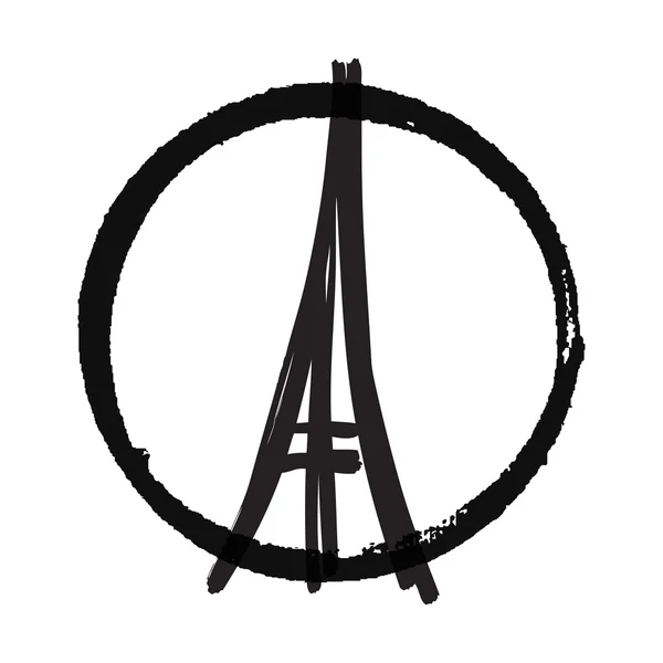 France, Paris, symbol — ストックベクタ