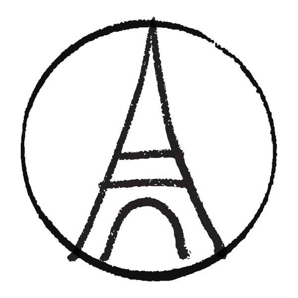 France, Paris, symbol — Stock vektor