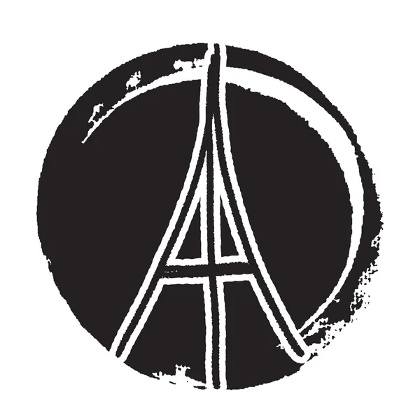 France, Paris, symbol — Stockvector