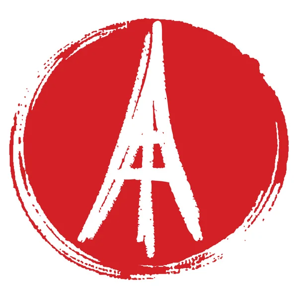 France, Paris, symbol — 图库矢量图片