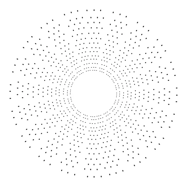 Retro sol estalló forma . — Archivo Imágenes Vectoriales