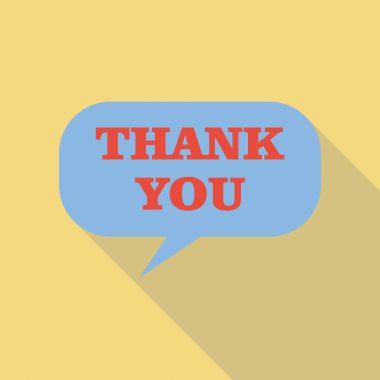 Teşekkür kartı renkli