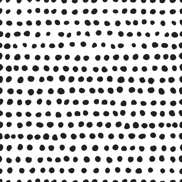 Hand drawn polka dot texture background — Wektor stockowy