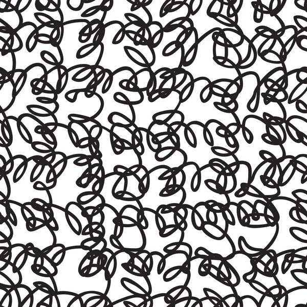 Monochrome scribble background. — Stock Vector