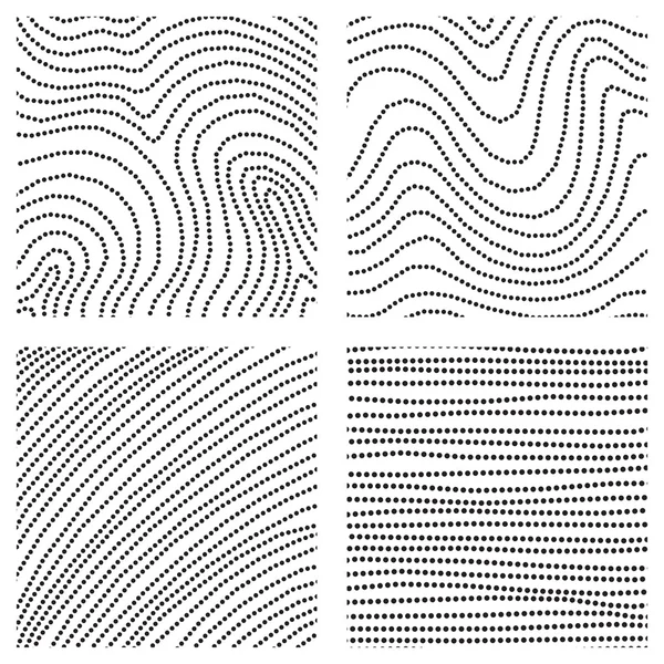 Set de texturas dibujadas a mano de tinta . — Archivo Imágenes Vectoriales