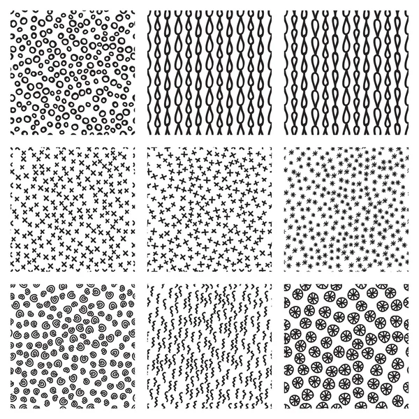 Patrón de textura dibujado a mano — Archivo Imágenes Vectoriales