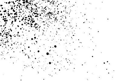 Splatter background. Black calligraphy ink splats.