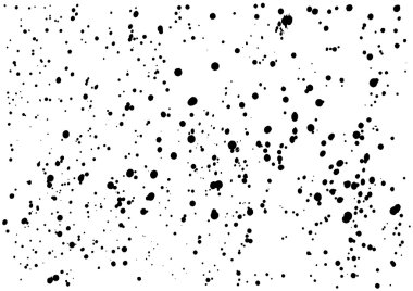 Splatter background. Black calligraphy ink splats.