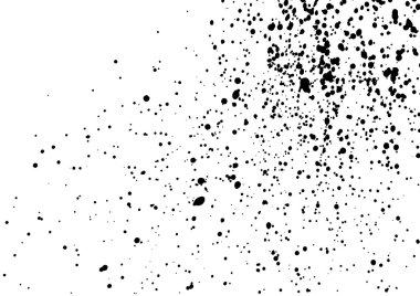 Splatter background. Black calligraphy ink splats.