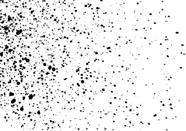 Splatter background. Black calligraphy ink splats.