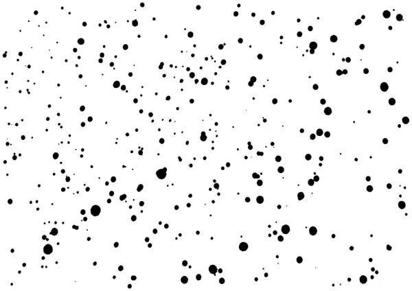 Splatter background. Black calligraphy ink splats. — Stock vektor