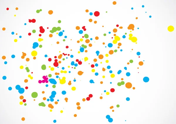 Background with many falling tiny round random confetti, glitter — Stockvector