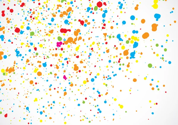 Background with many falling tiny round random confetti, glitter — Stockvector