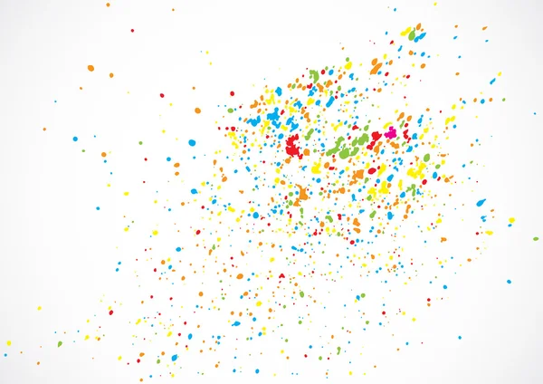 Background with many falling tiny round random confetti, glitter — Stock Vector