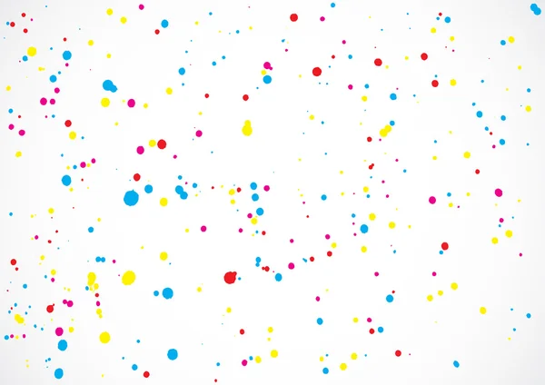Abstract color splash illustration on white background. Calligra — Stock Vector