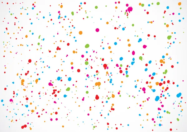 Confettis colorés isolés sur fond blanc . — Image vectorielle