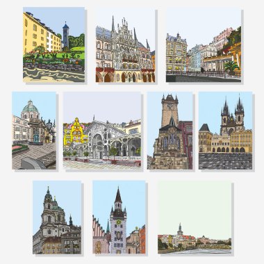 Prague. Karlovy Vary. Munich.