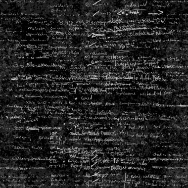 Seamless pattern with handwriting text. Calligraphic English text.