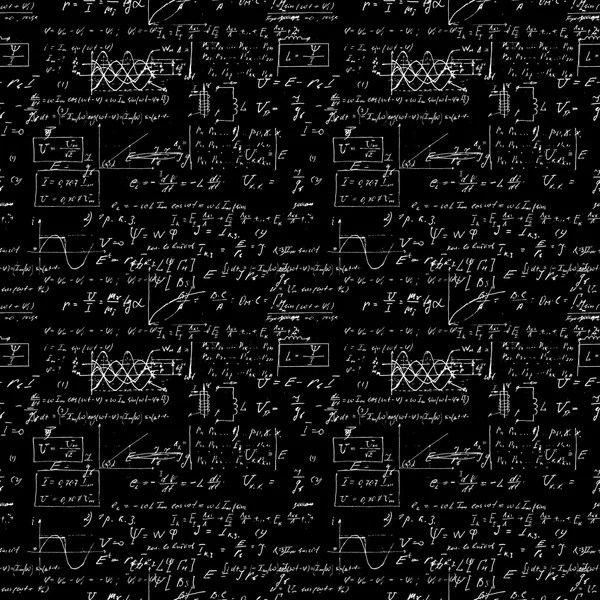 Seamless pattern, mathematical operations and elementary functions — Stockvector