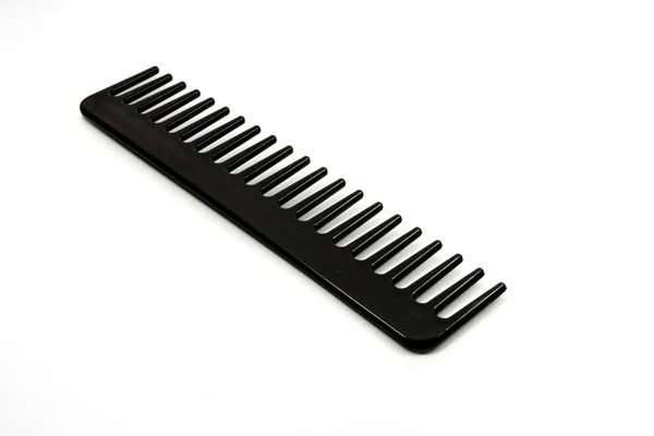 Schwarzer Friseur Werkzeug auf weißem Hintergrund — Stockfoto