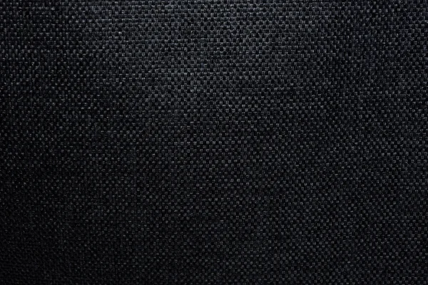Tessuto nero trama tela tessile — Foto Stock
