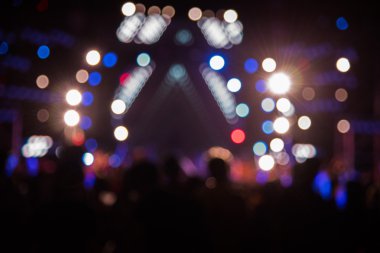 bokeh from concert background clipart